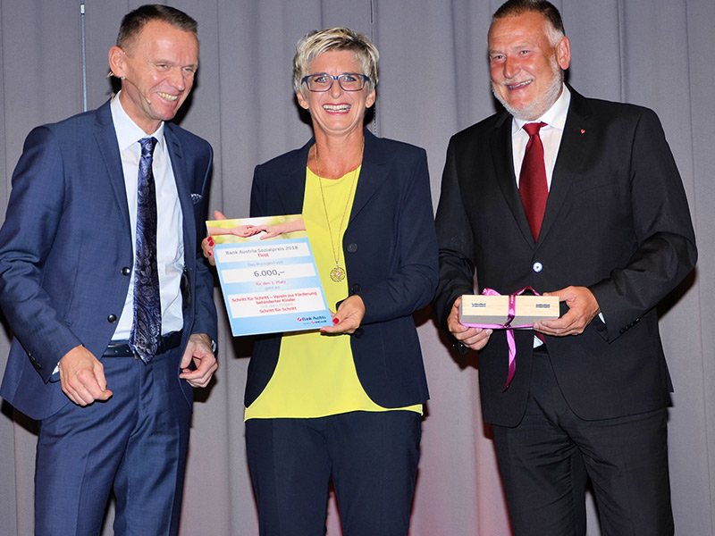 sozialpreis-2018 Charity für Schritt für Schritt