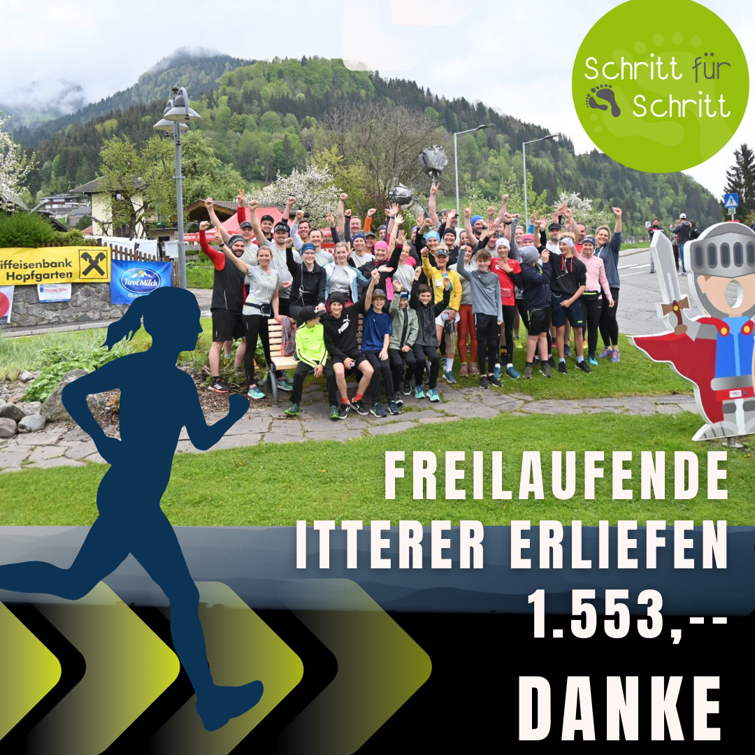 Freilaufende Iterer spenden beim Wings for Life Run