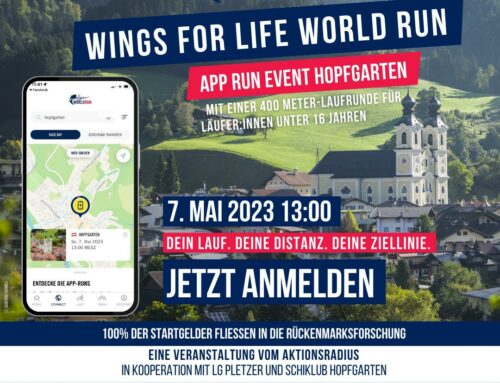 HOPFGARTEN Wings for Life-Run für Schritt für Schritt – 7. Mai 2023