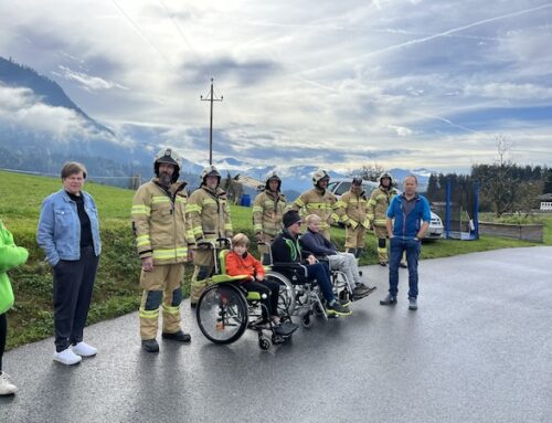 Brandschutz Übung bei Schritt für Schritt