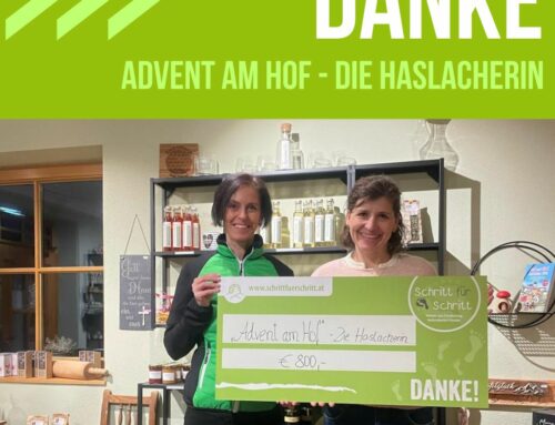 Die Haslacherin spendet Erlös von Advent am Hof