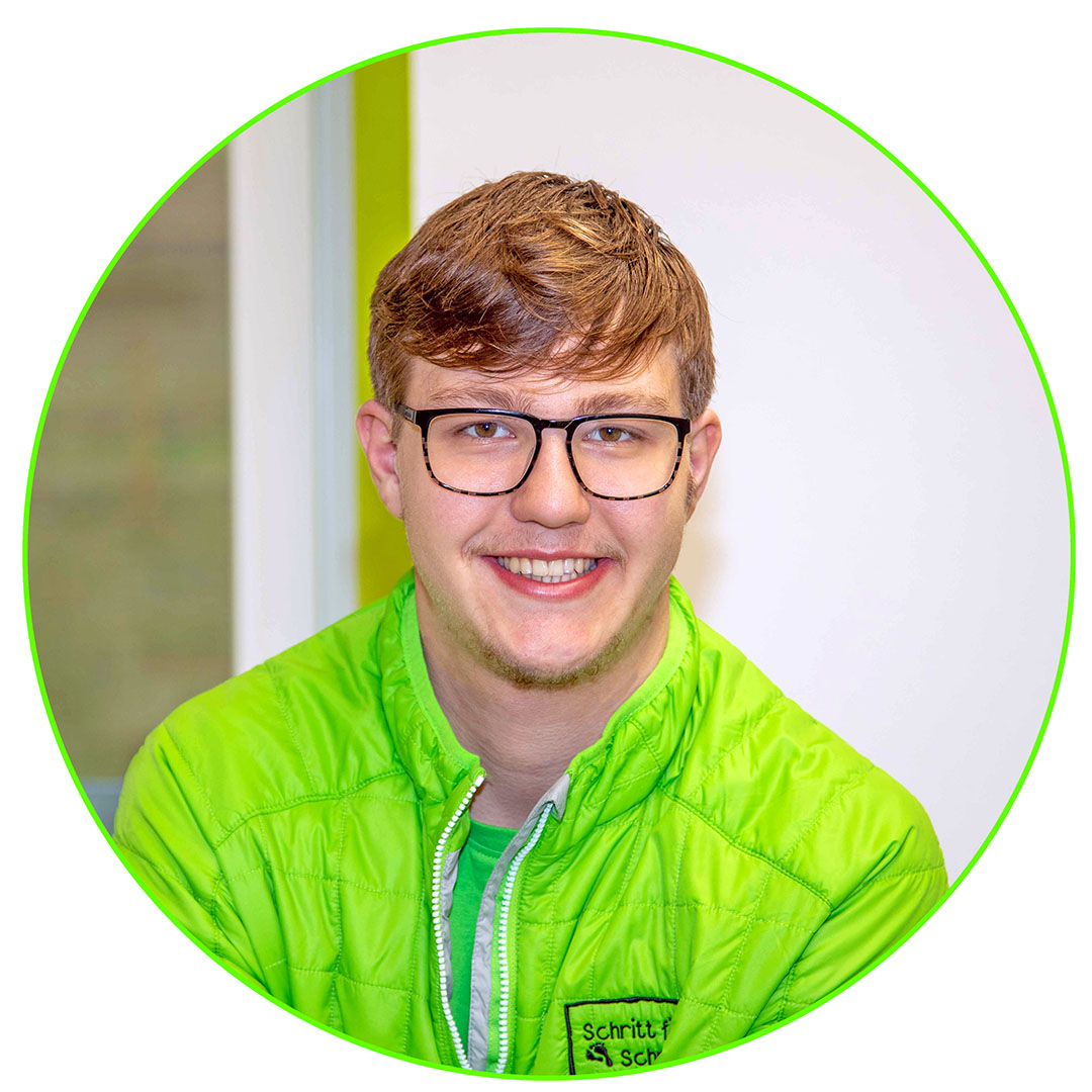 Lukas Zivildiener Schritt fuer Schritt Zivildienst bei Schritt für Schritt